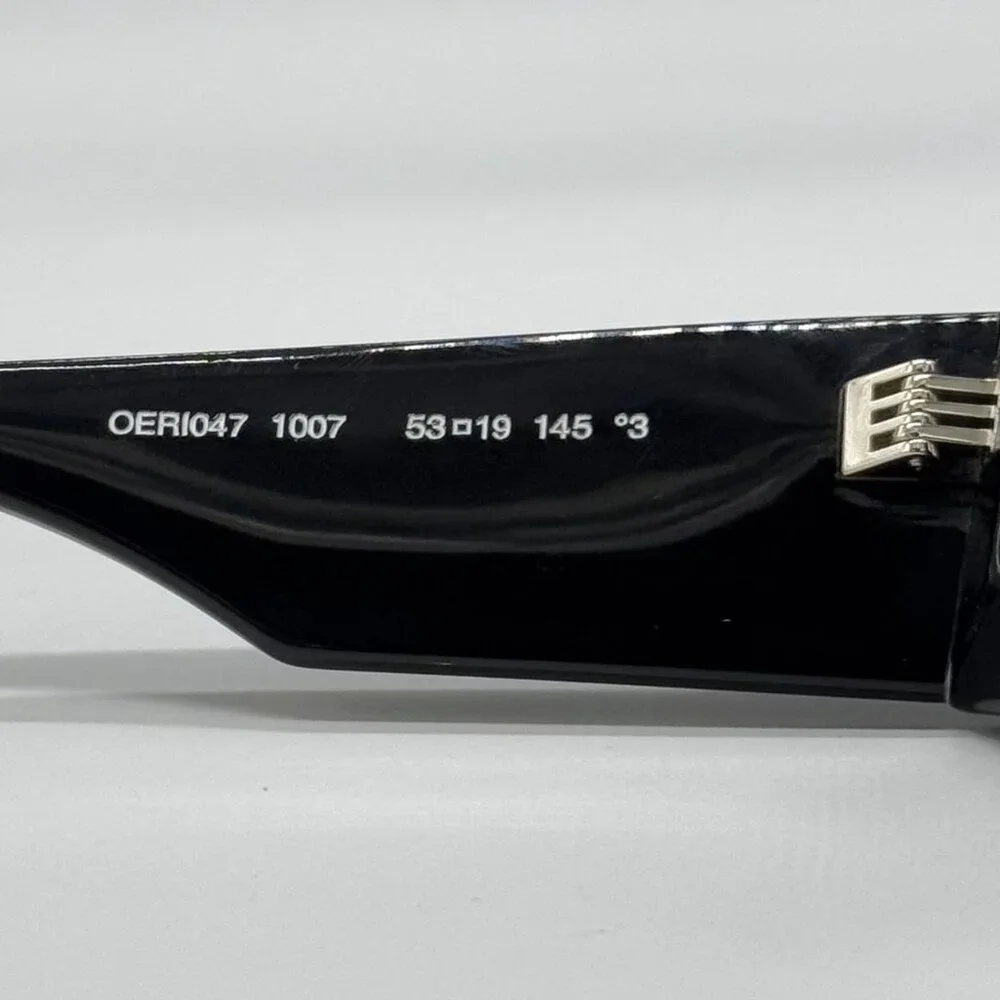 NEW OFF-WHITE SUNGLASSES, BLACK WHITE CAT EYE SUNGLASSES OFF-WHITE ANDY